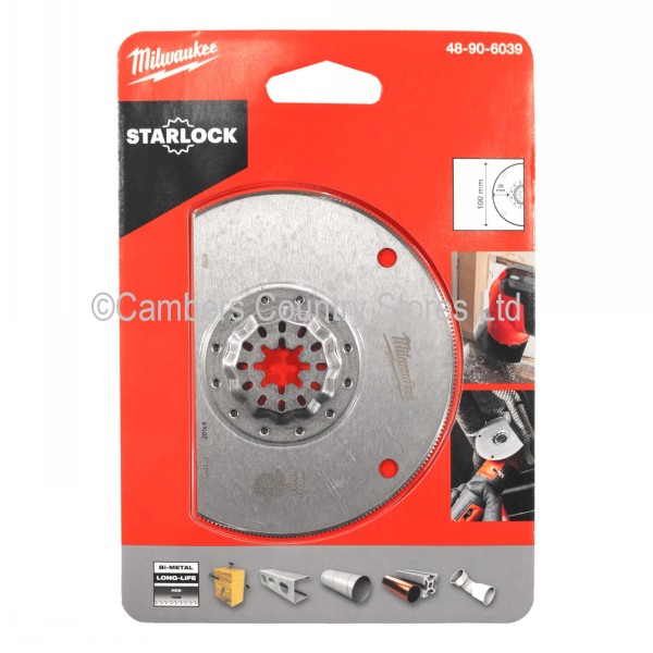 Milwaukee Starlock Multitool Segmented Blade 100 x 28mm Cambers Country Store